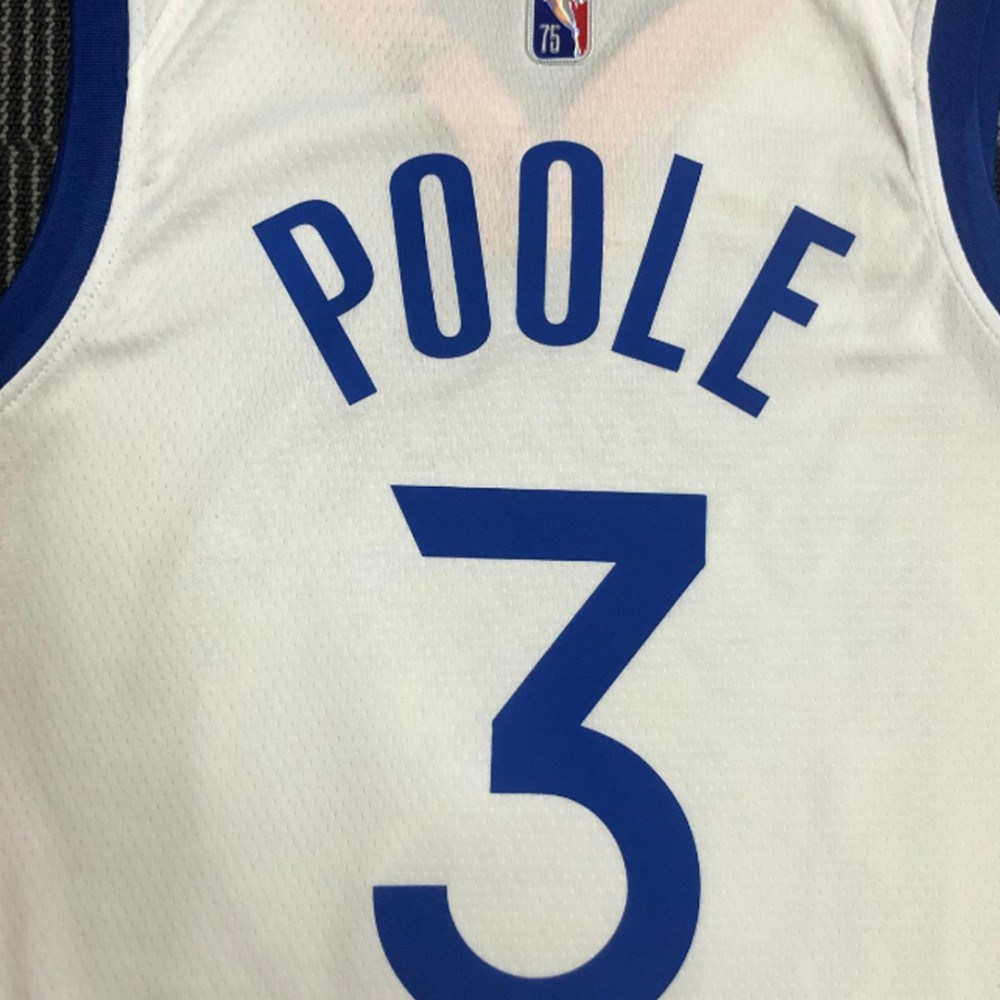 Men's Golden State Warriors Jordan Poole #3 White 2021/22 Swingman NBA Jersey - Association Edition-Pro Kit Vault | Brand New 26/27 Sports Jerseys